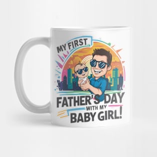 My first father's day with my baby girl Mug